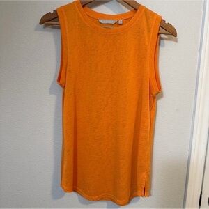 Athleta Vibrant Orange Flowy Tank Top